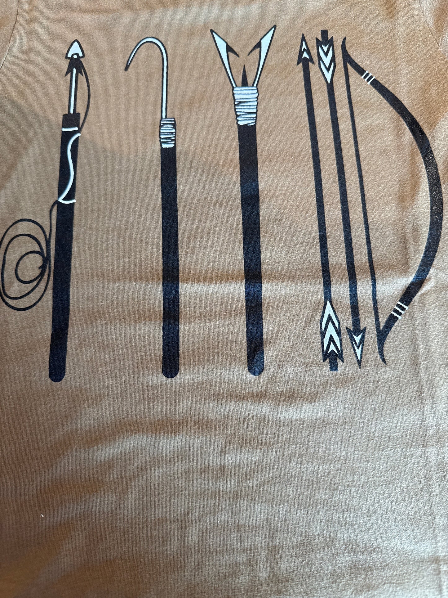 Caramel toddler traditional tools tee