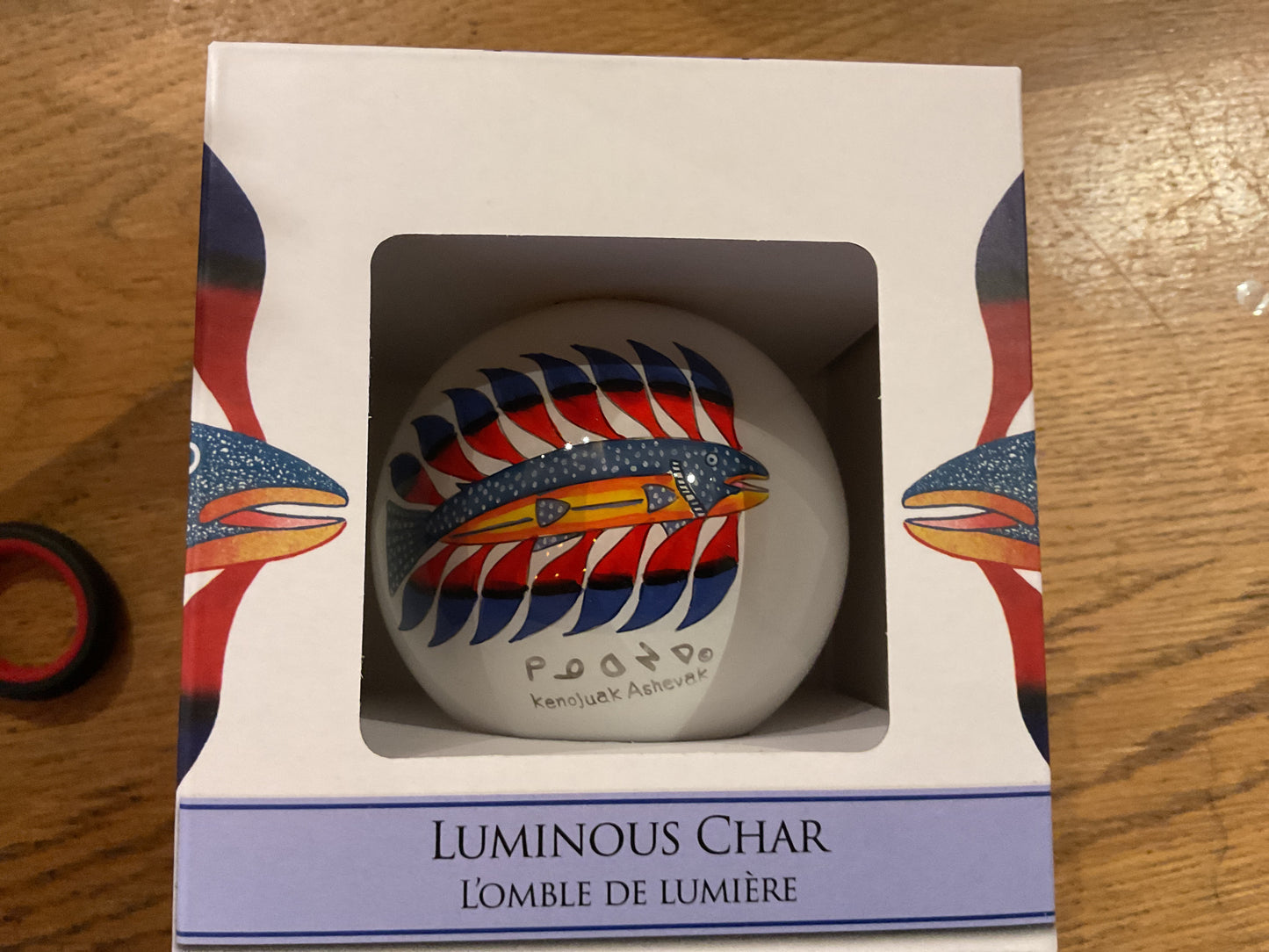 Glass ornament “Luminous char’