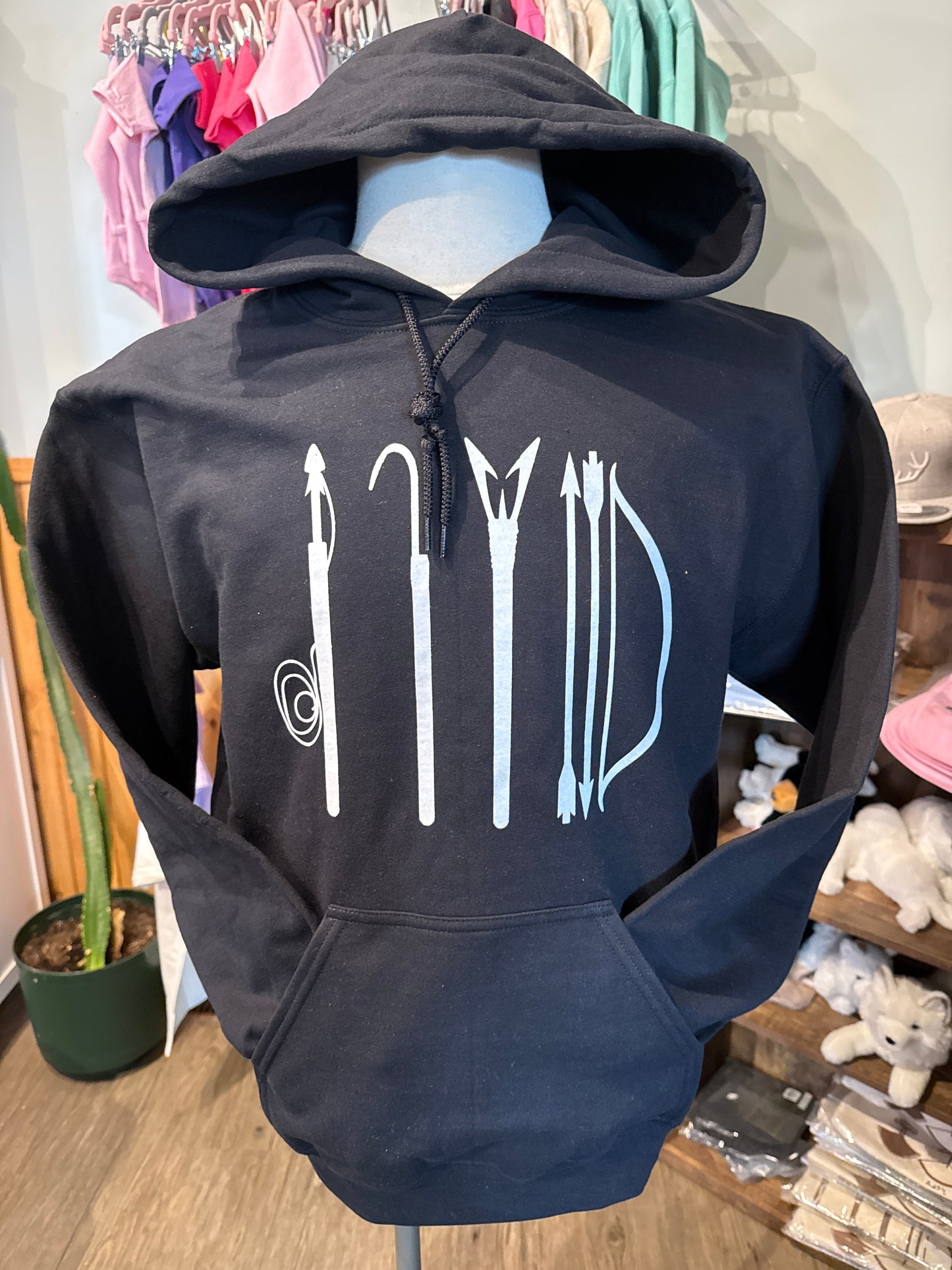 Black tools hoodie