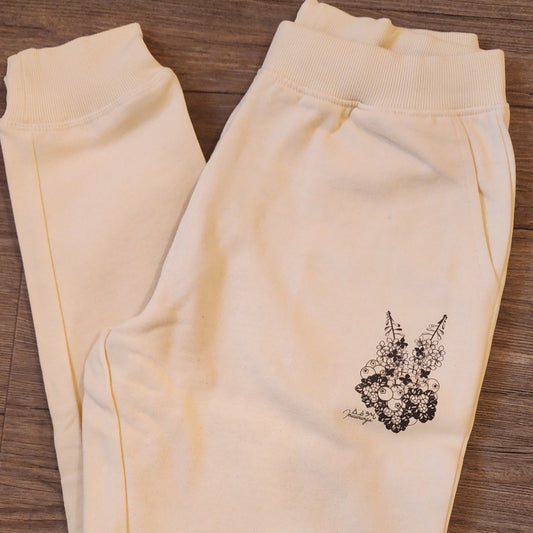 Ivory Arctic Bouquet Joggers