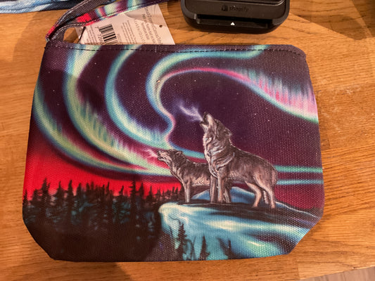 Sky dance wolf tote