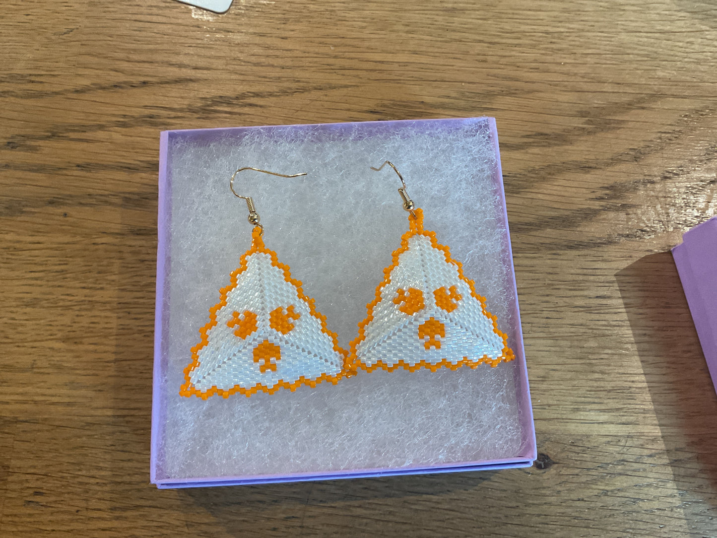 Beaded earrings by Amy Saunders