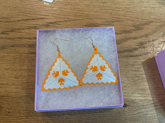 Beaded earrings by Amy Saunders