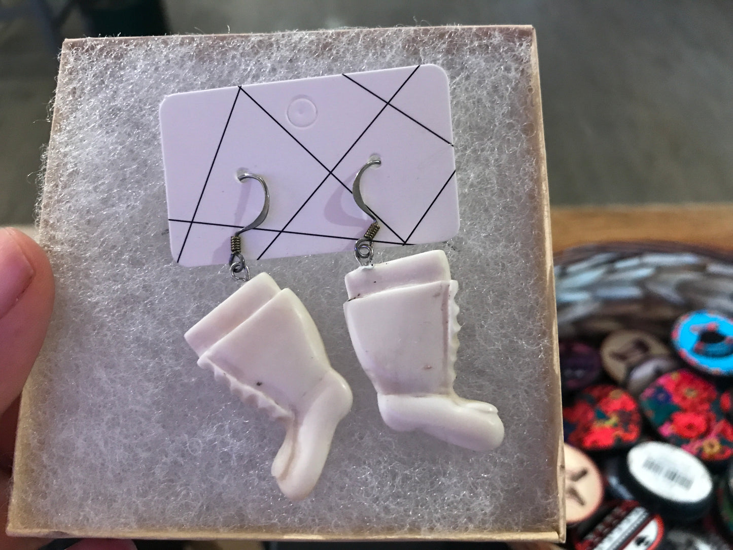 Earrings by Johnny Morgan