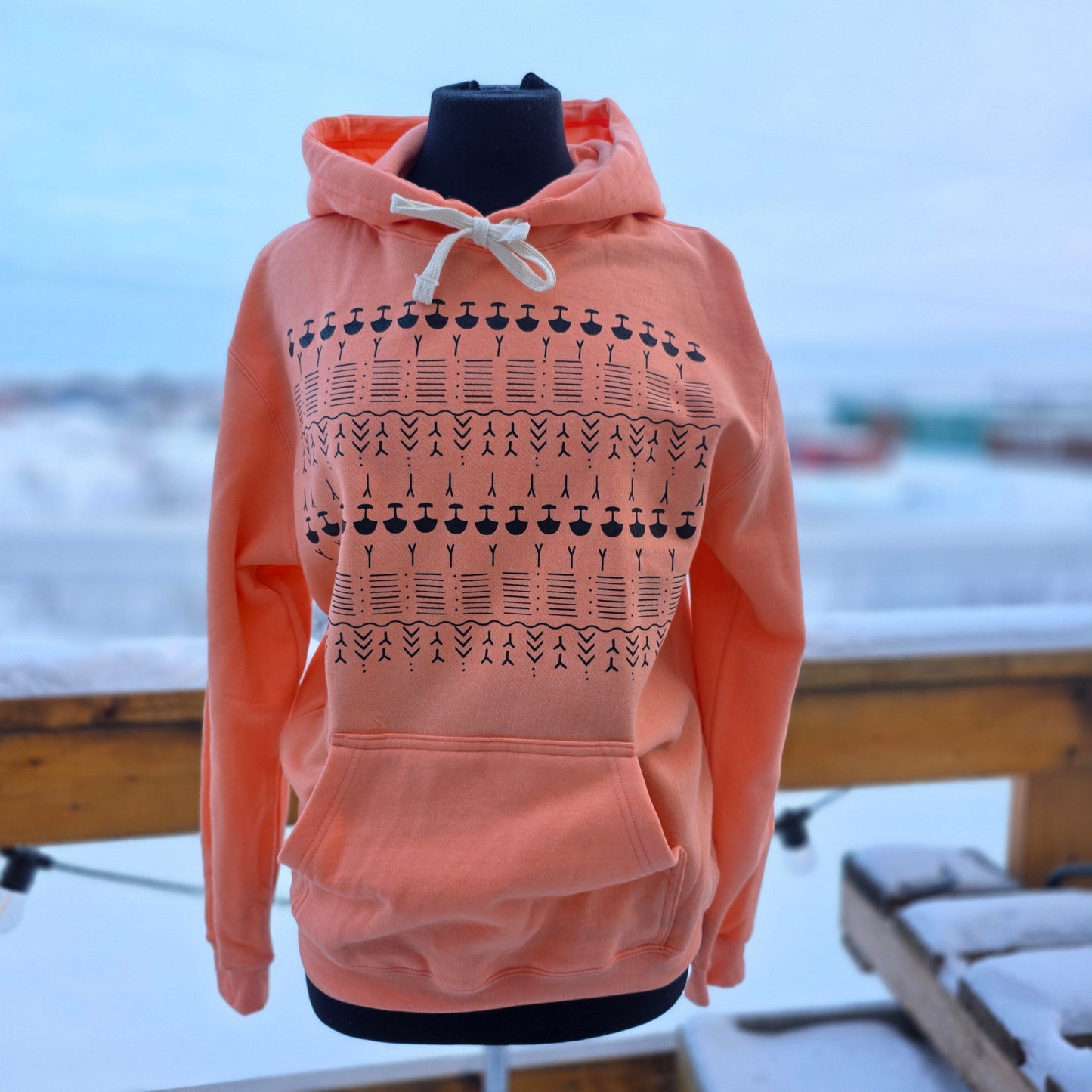 Orange pastel Tunnniit hoodie