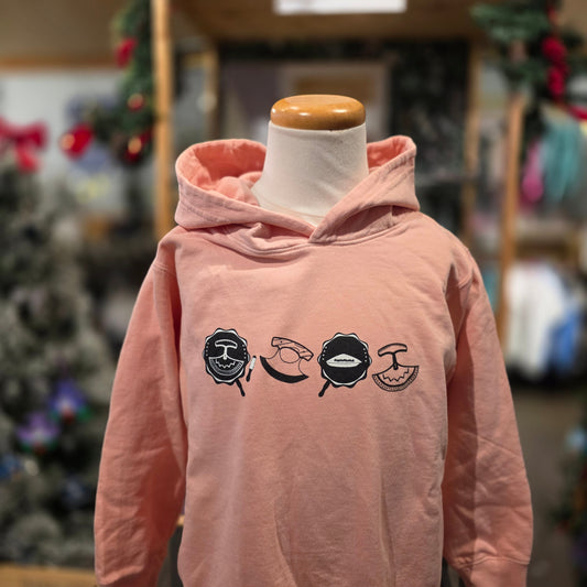 Uluit youth peach hoodie