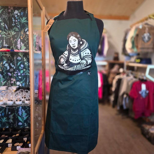 Pitsilik green apron