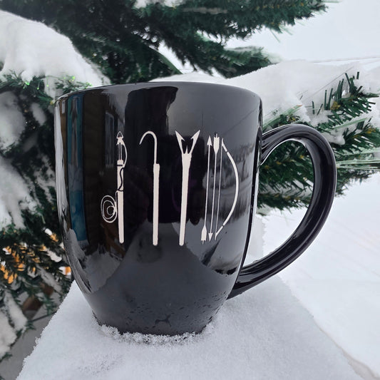 Tools deep etched mug